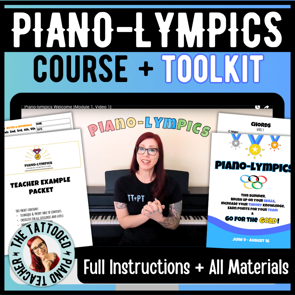 Piano-lympics Course & Materials
