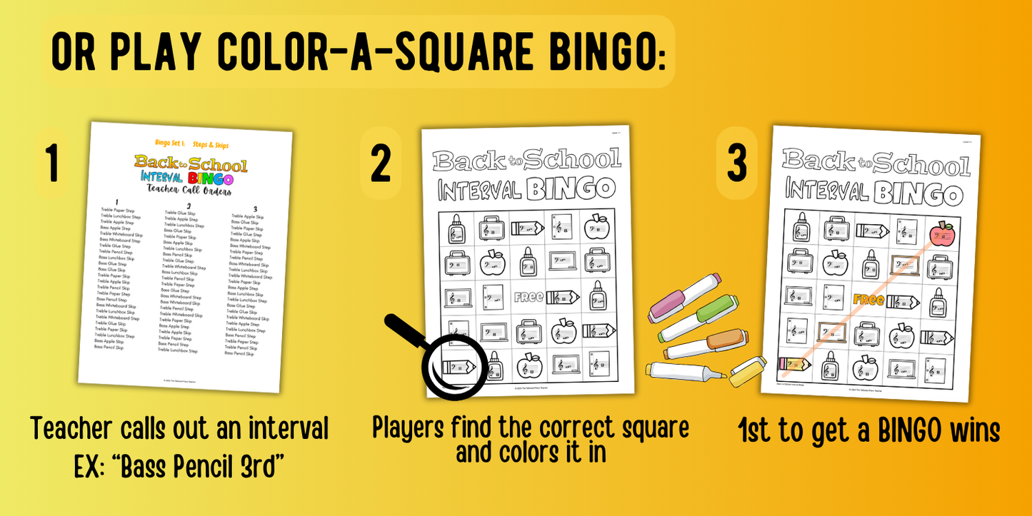Back to School Bingo Bundle