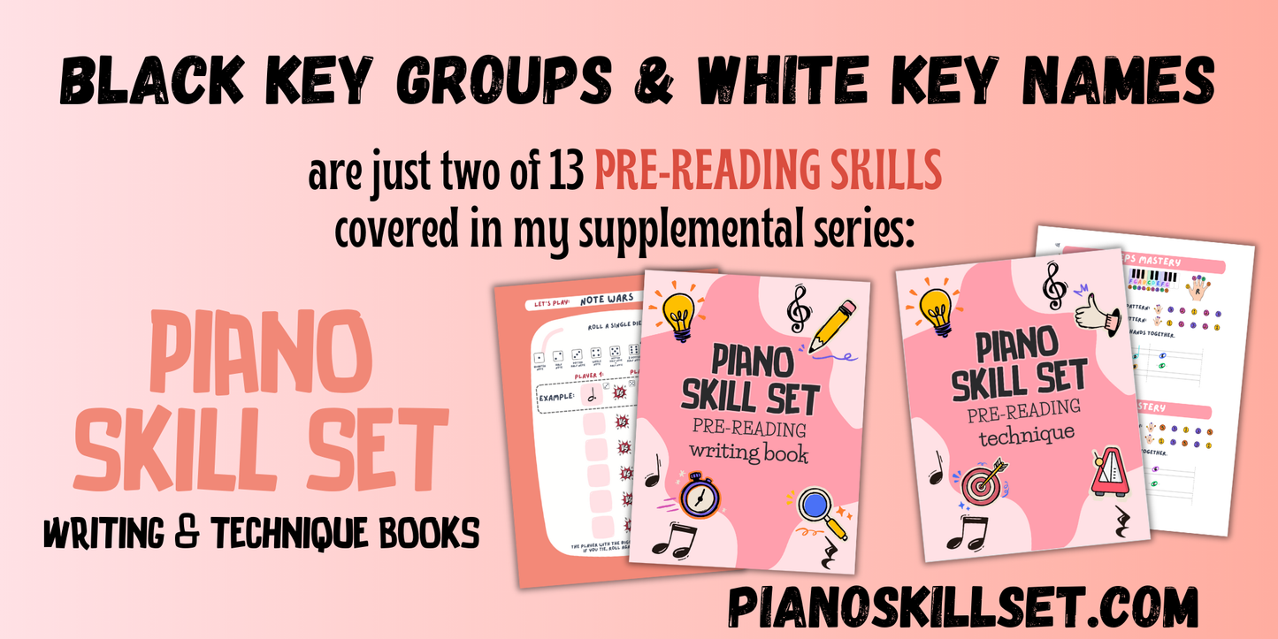 Fall PIANO KEYS Music Worksheets