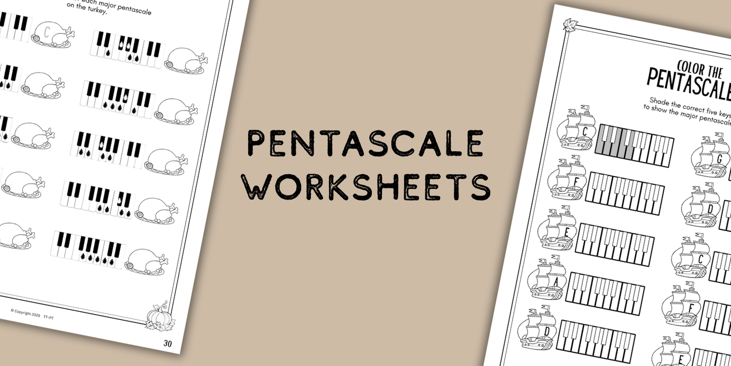 Thanksgiving Music Worksheets