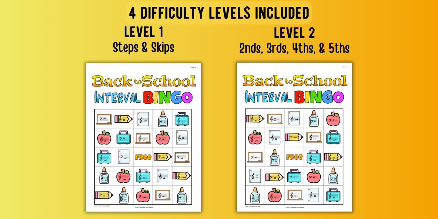 Back to School Bingo Bundle