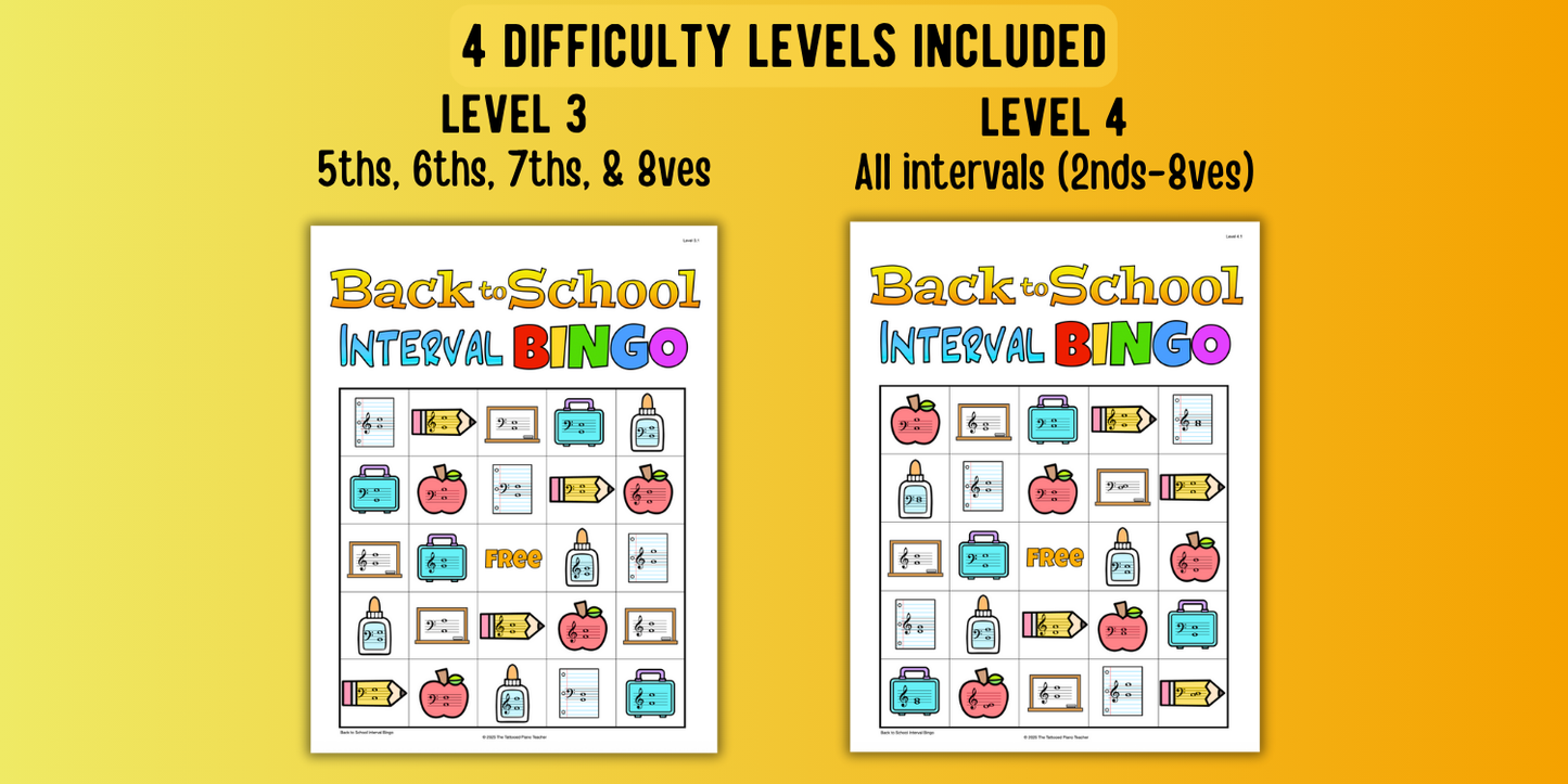 Back to School Bingo Bundle