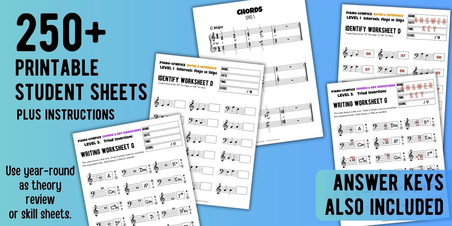 Piano-lympics Competition Toolkit
