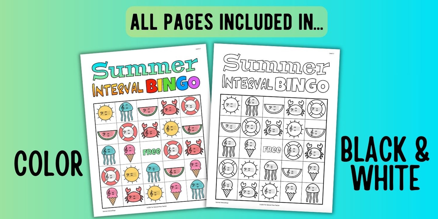 Summer Bingo Bundle