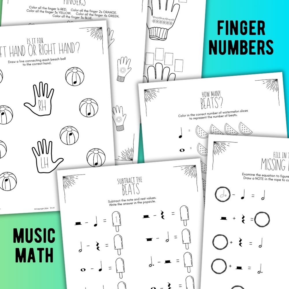 Summer Worksheets Bundle