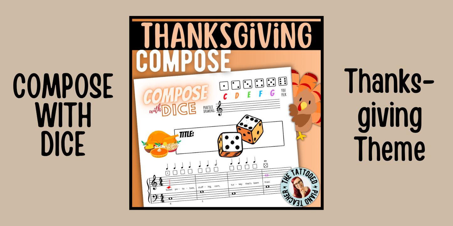 Thanksgiving Music Activity Bundle