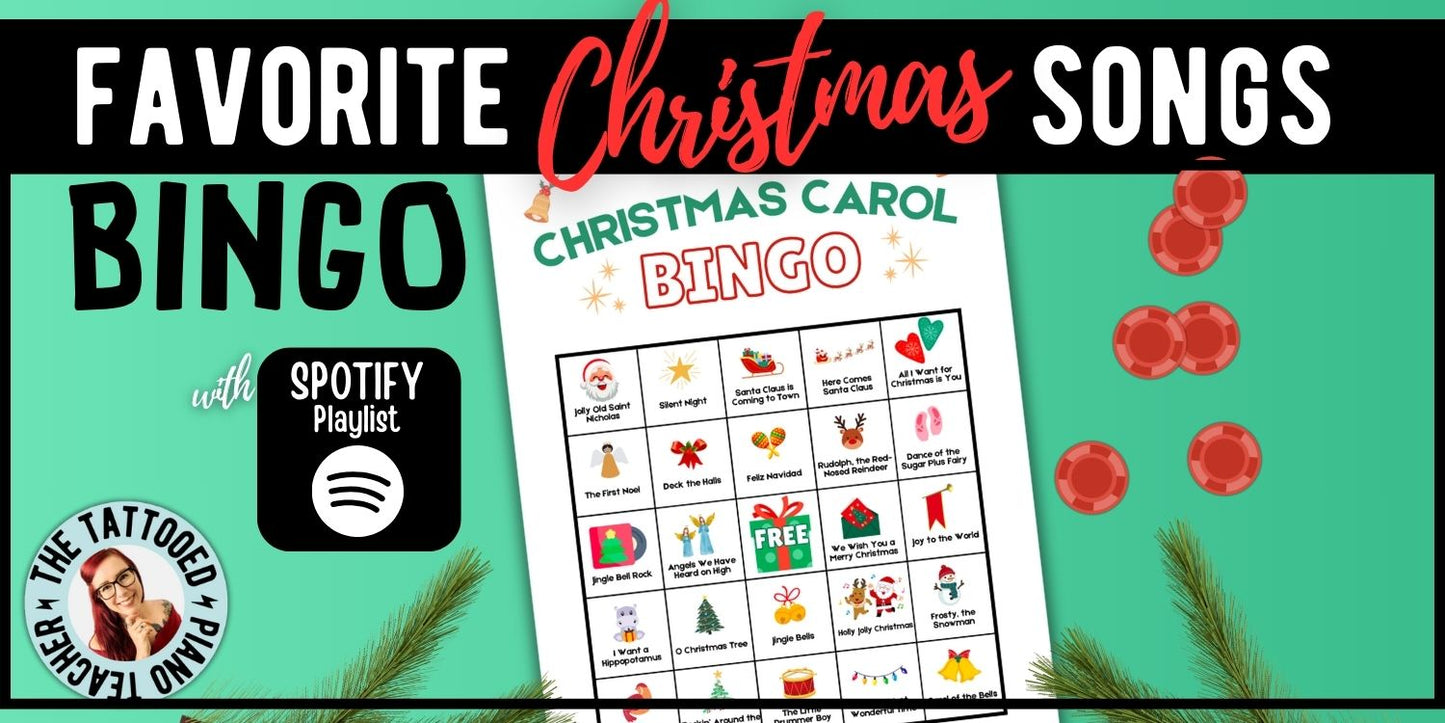 Christmas Carol Bingo