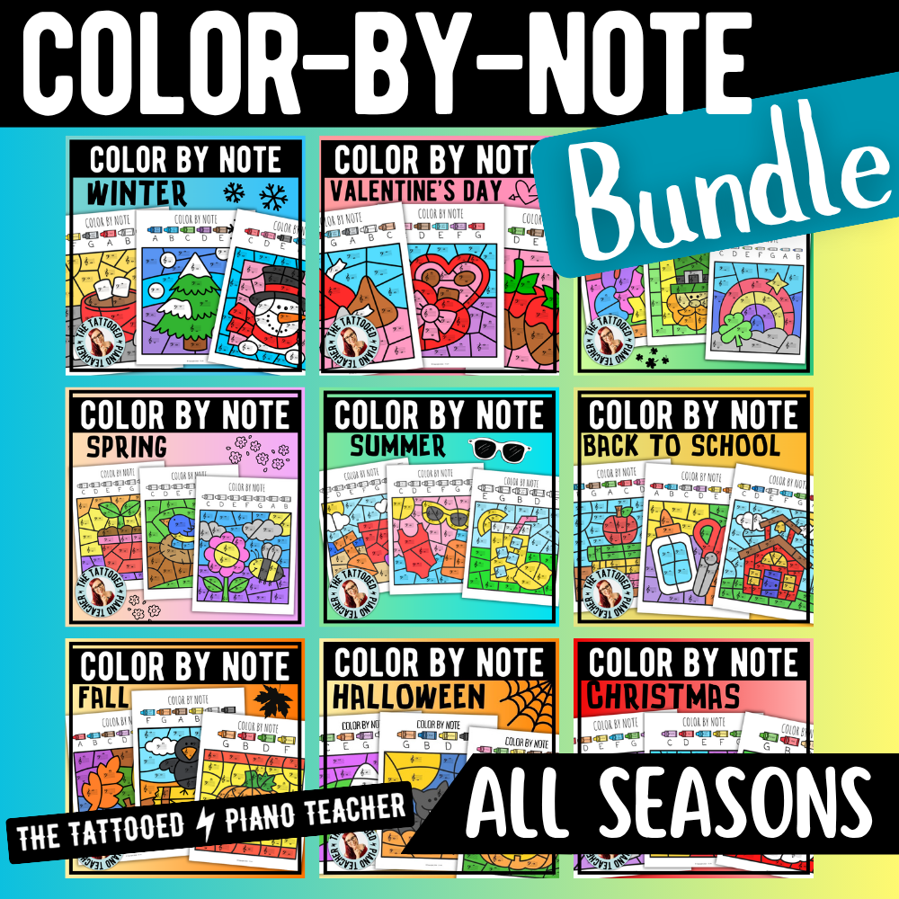Color-By-Note Year-Round Bundle