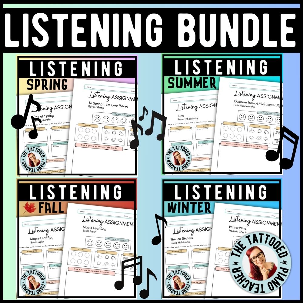 Listening Assignments Bundle