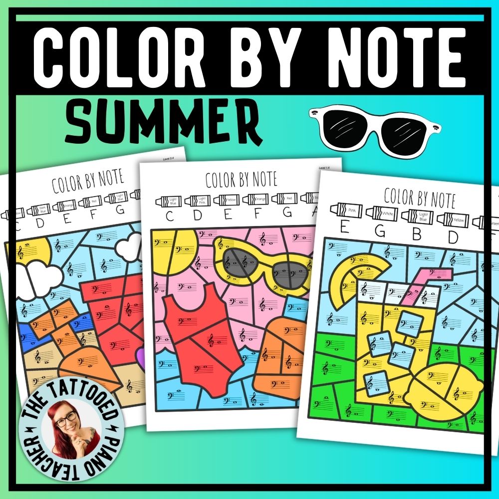 Summer Color-By-Note