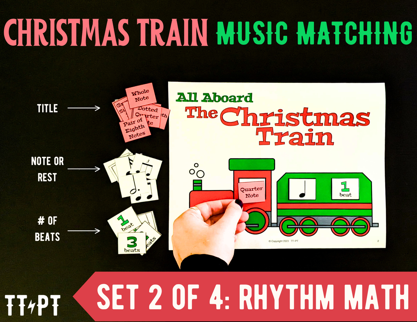 Christmas Train Puzzles Set 2: Rhythm
