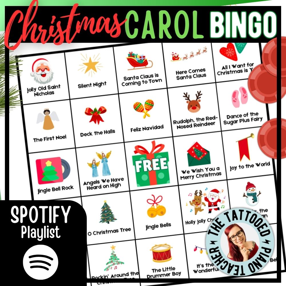 Christmas Carol Bingo