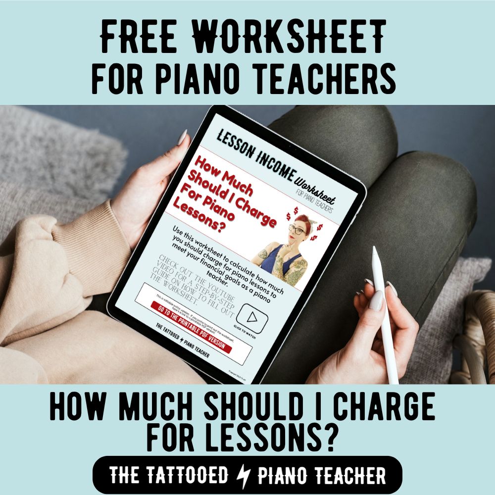 Lesson Income Worksheet