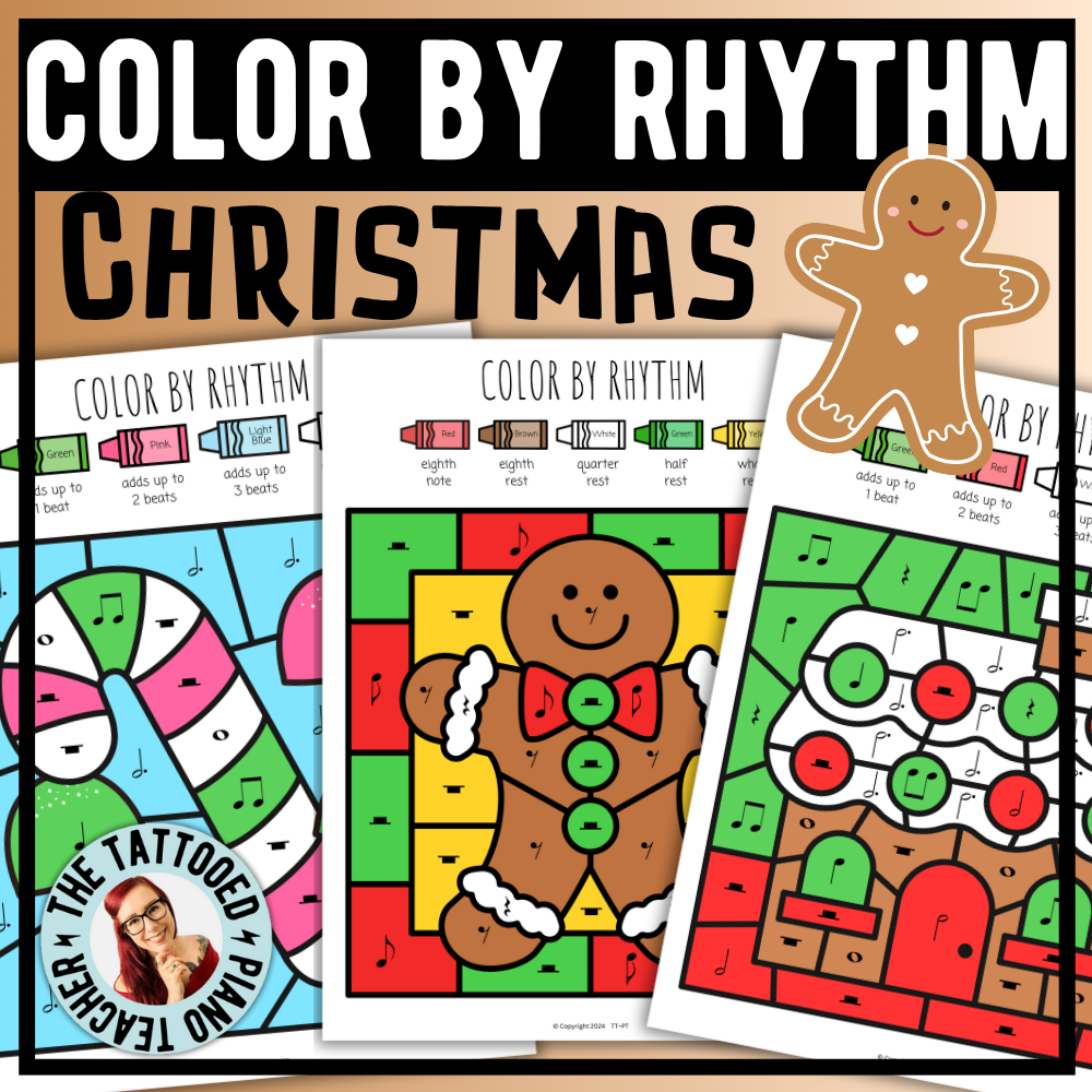 Christmas Color-By-Rhythm