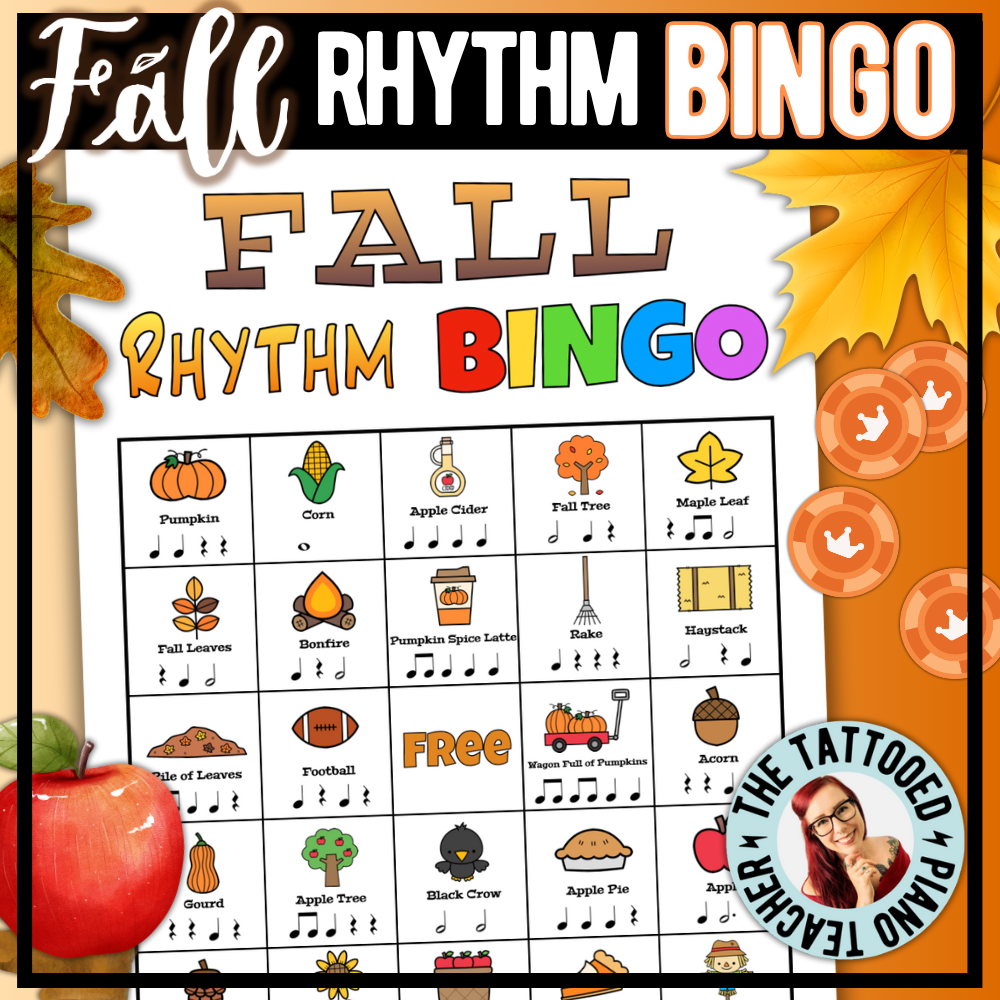 Fall Rhythm Bingo