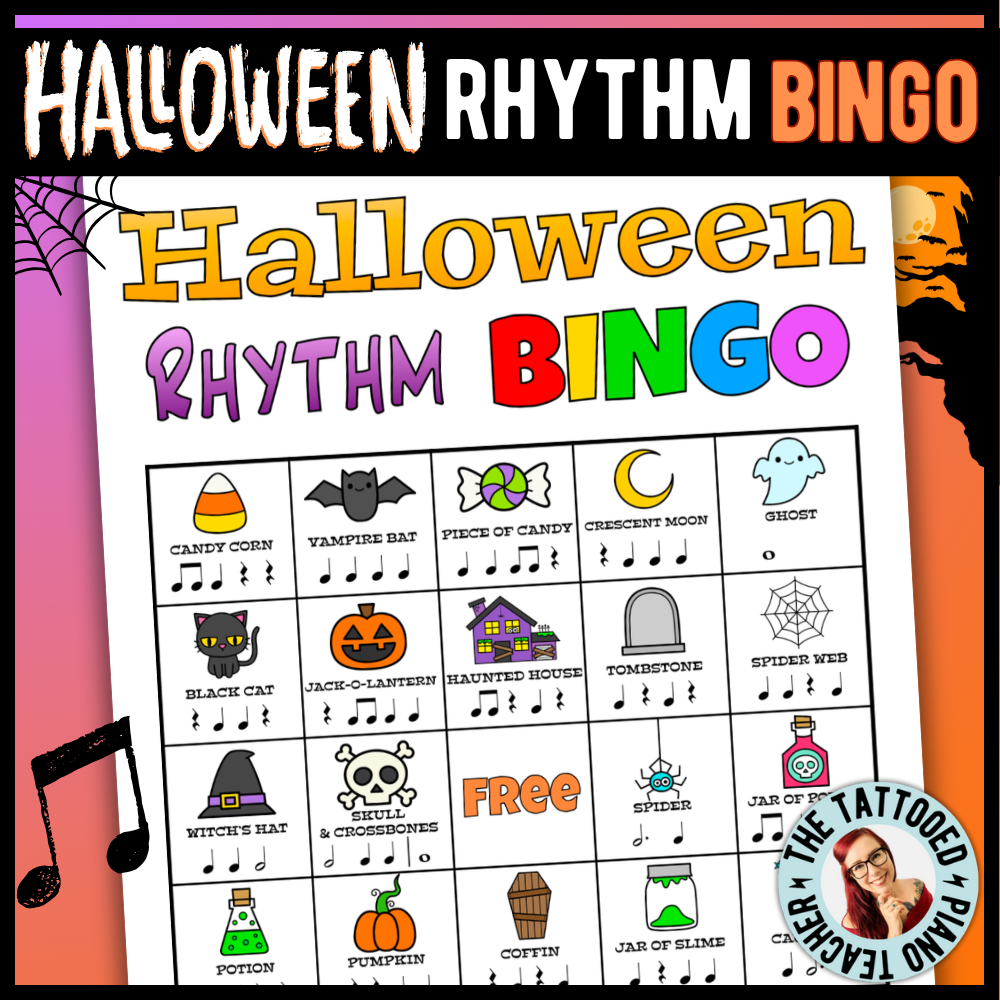 Halloween Rhythm Bingo