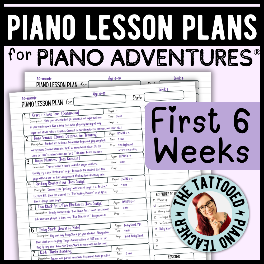 Faber Piano Adventures® Lesson Plans