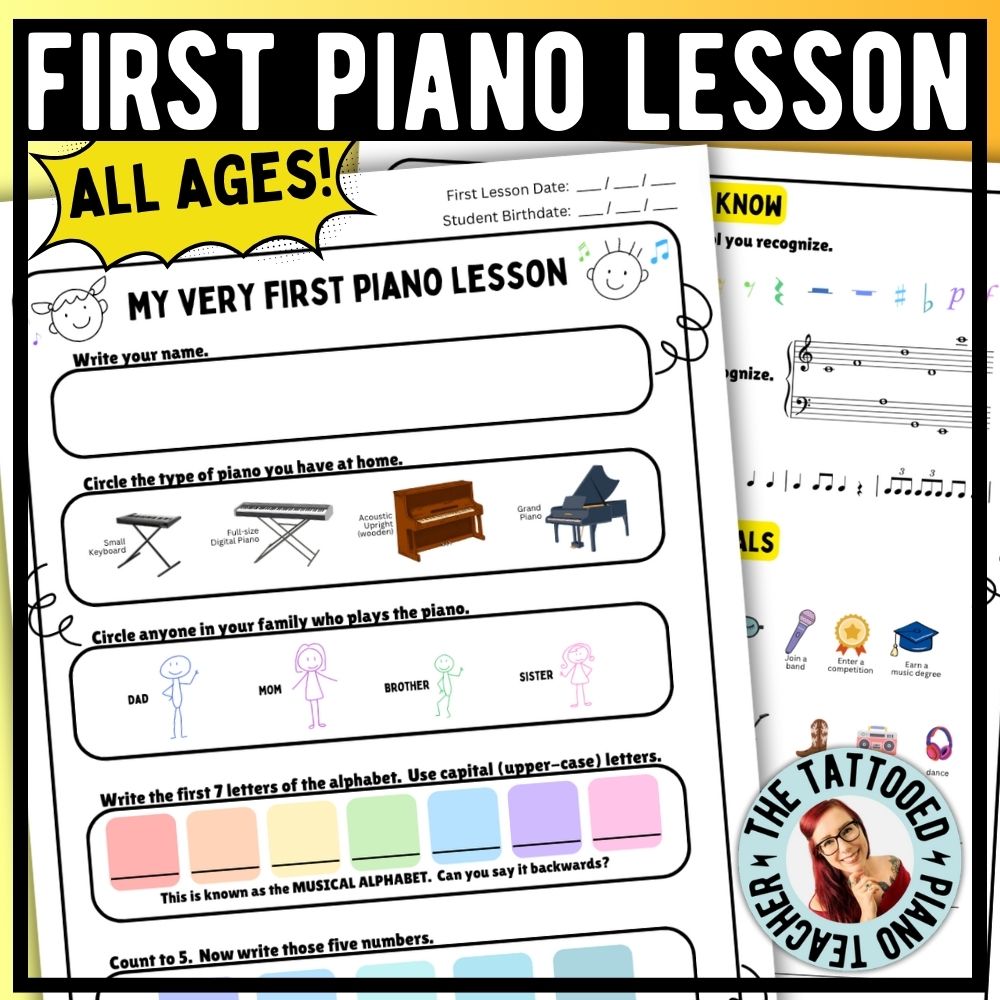 First Piano Lesson Interview