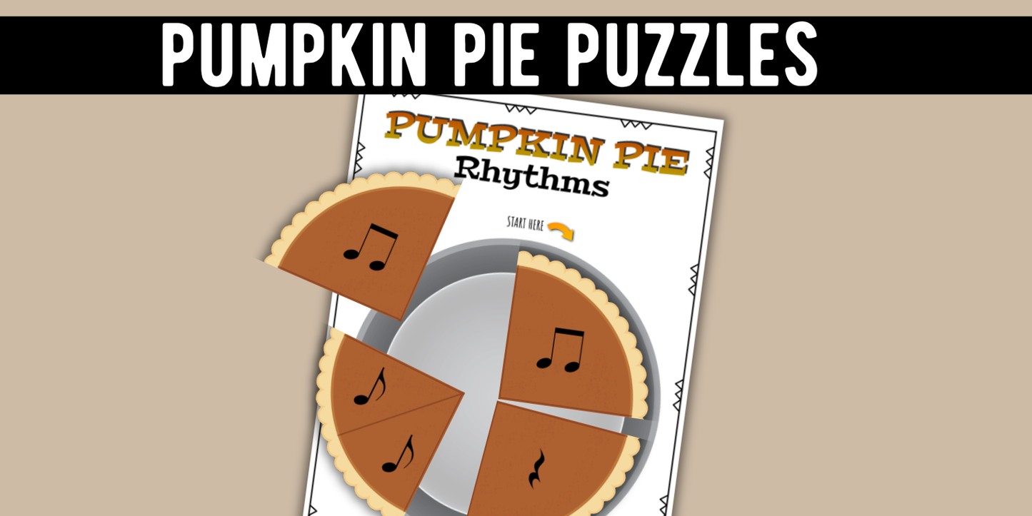 Thanksgiving Music Activity Bundle