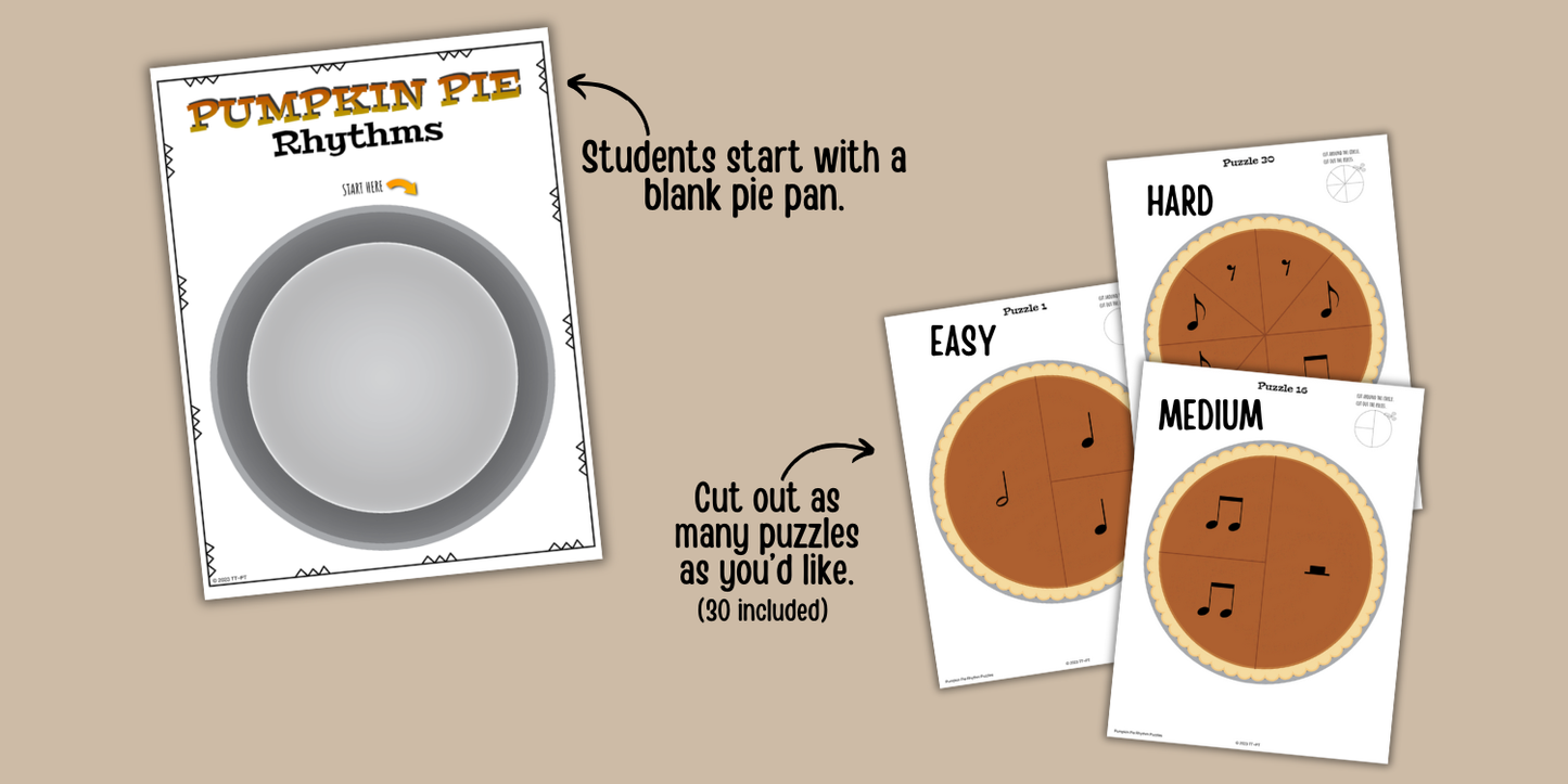 Thanksgiving Music Activity Bundle
