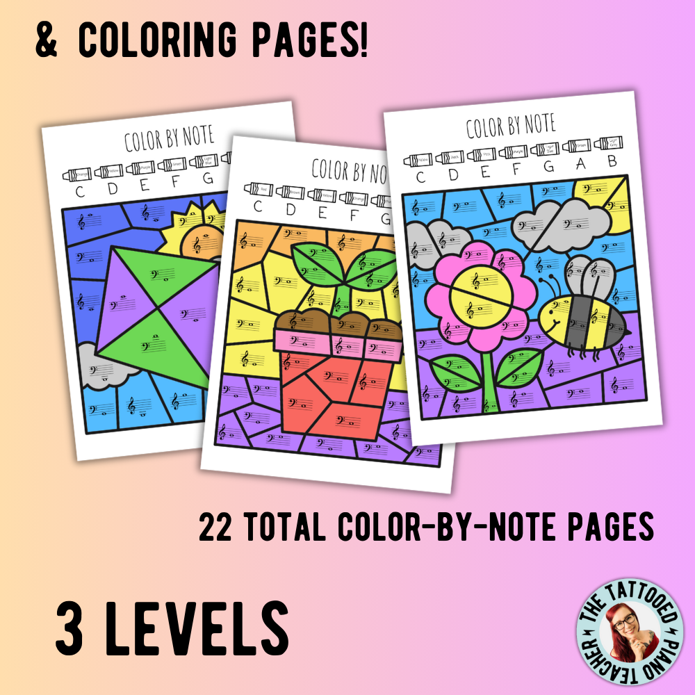 Spring Music Worksheets BUNDLE