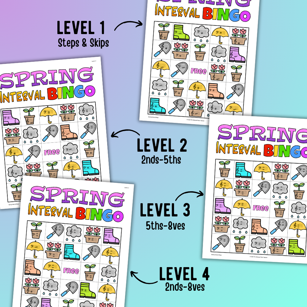 Spring Interval Bingo
