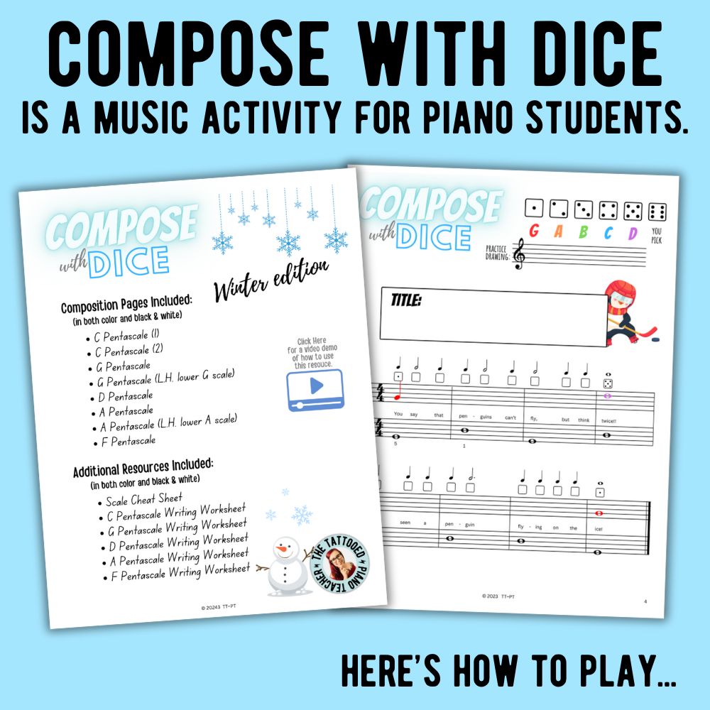 Winter Compose with Dice