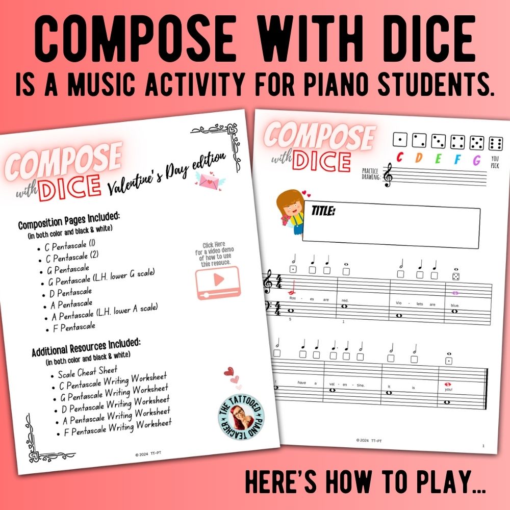 Valentine's Day Compose with Dice