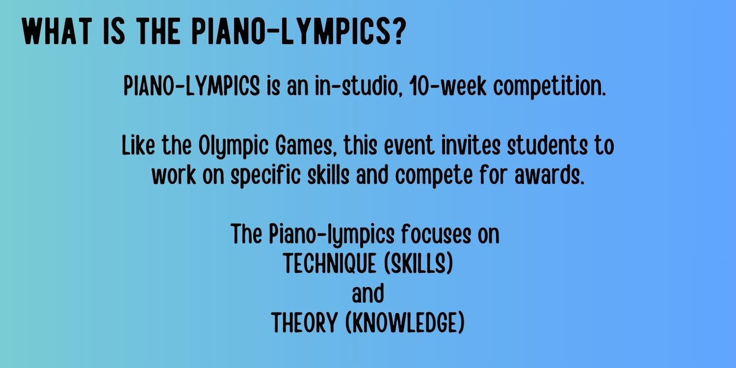 Piano-lympics Competition Toolkit