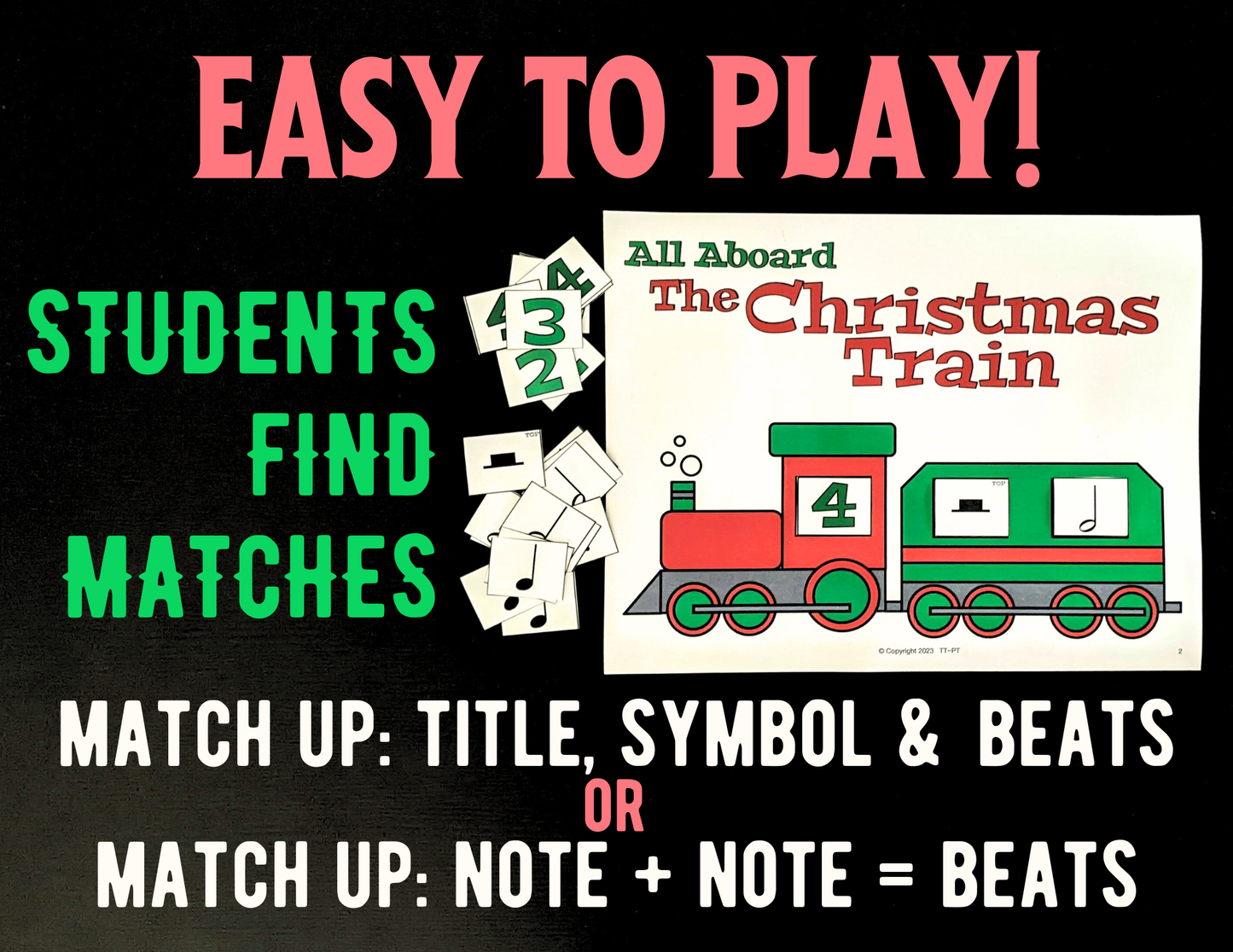 Christmas Train Puzzles Set 2: Rhythm