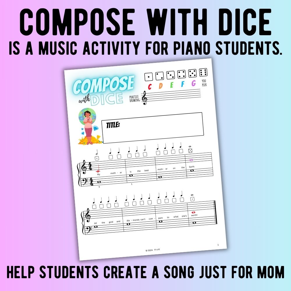 Mother's Day Compose with Dice SAMPLE
