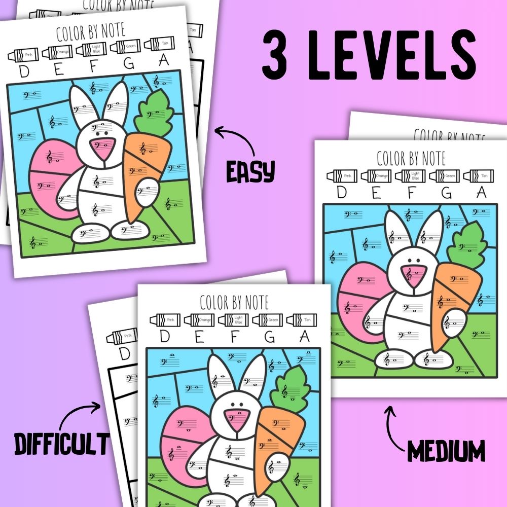 Easter Color-By-Note