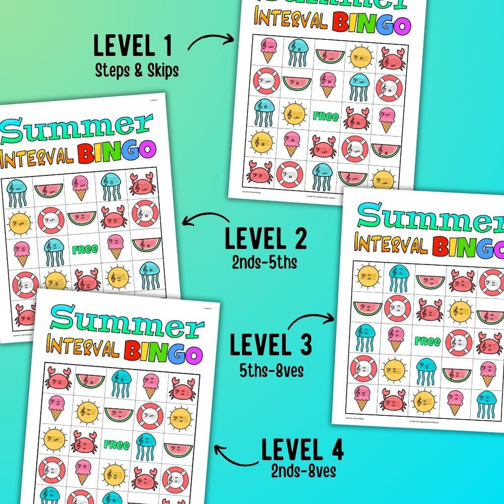 Summer Interval Bingo