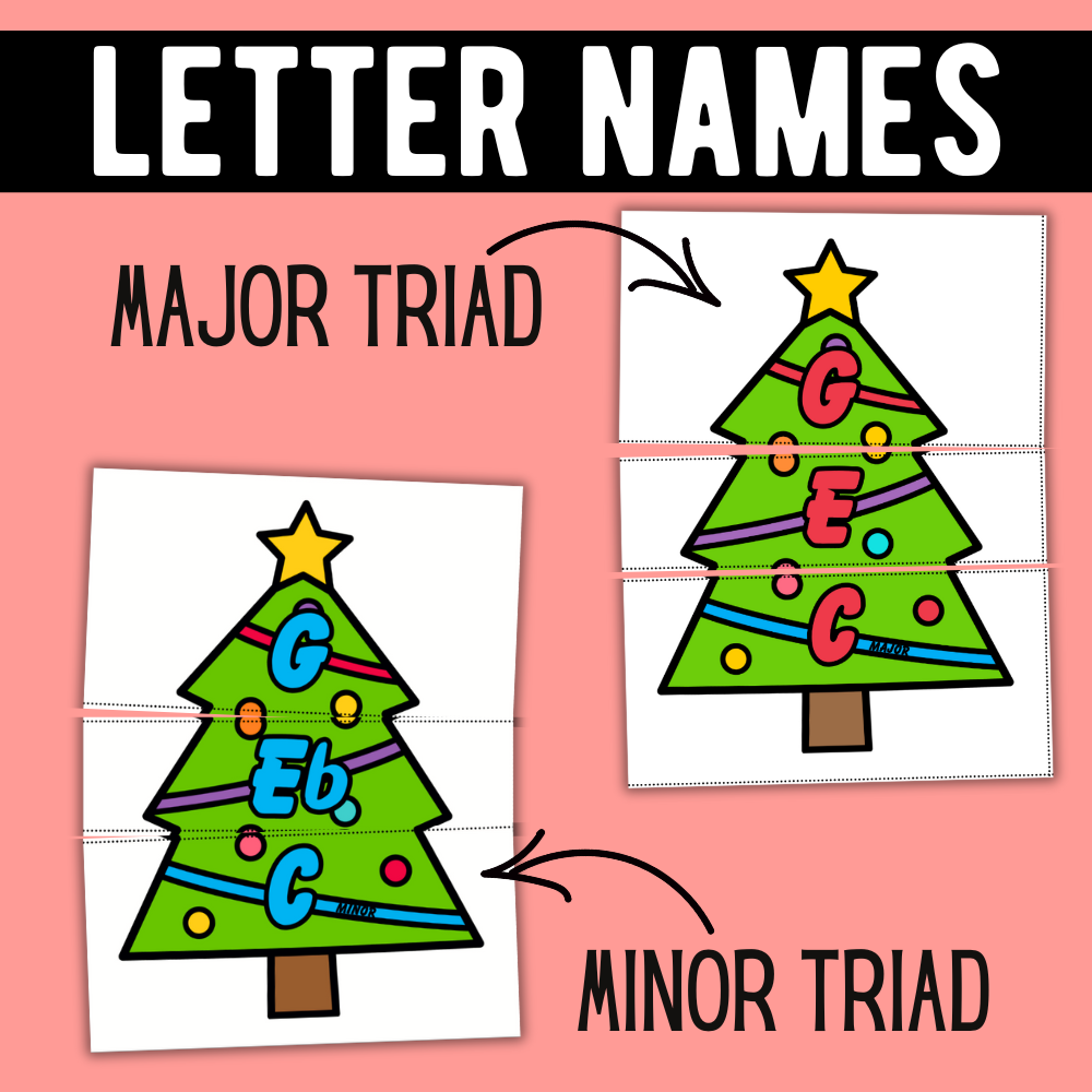 Christmas Tree Chord Puzzles
