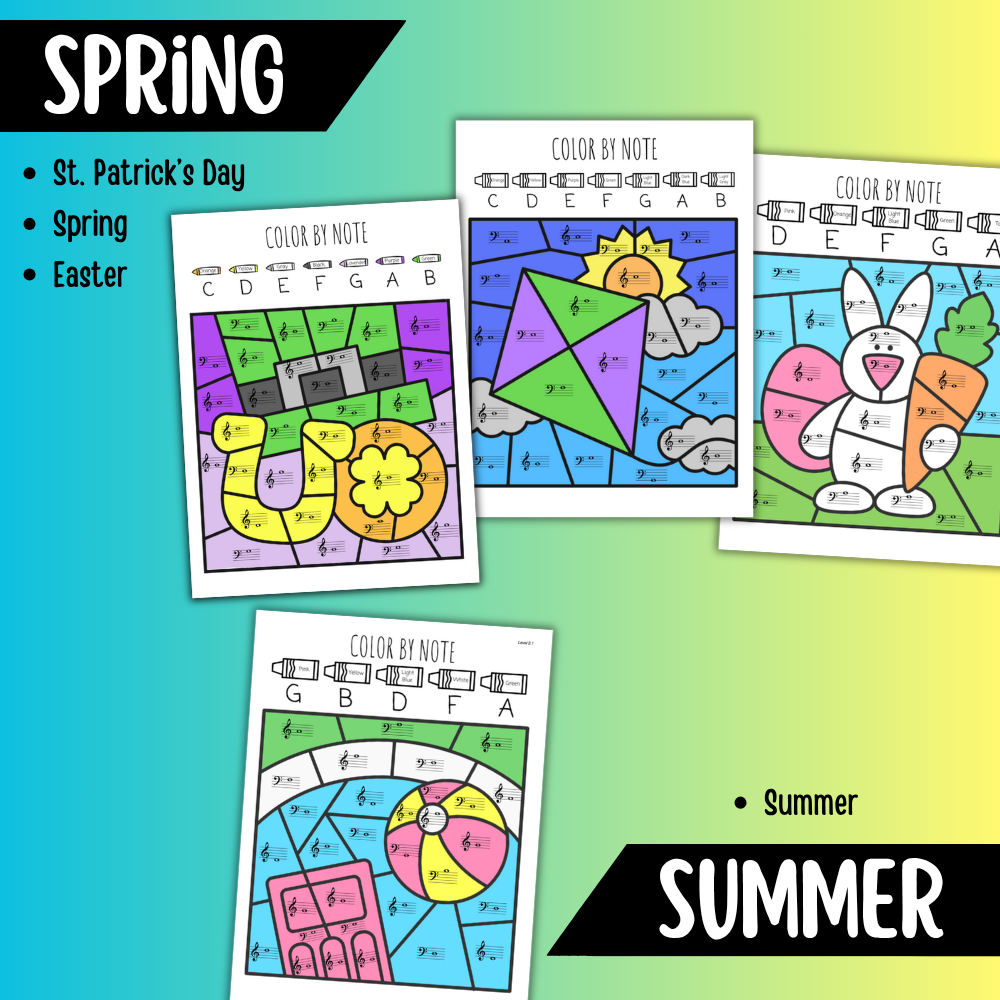 Color-By-Note Year-Round Bundle