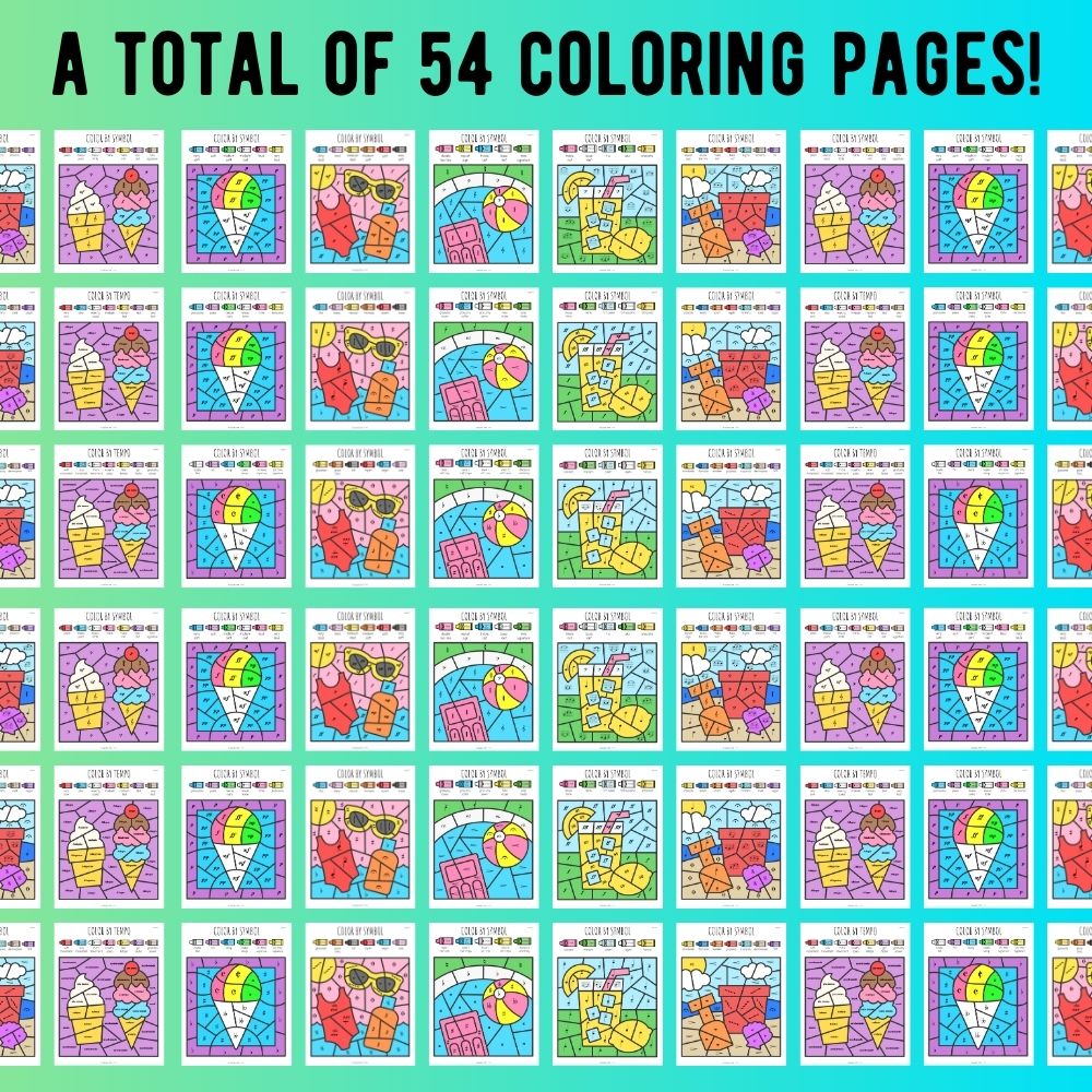 Summer Coloring Bundle