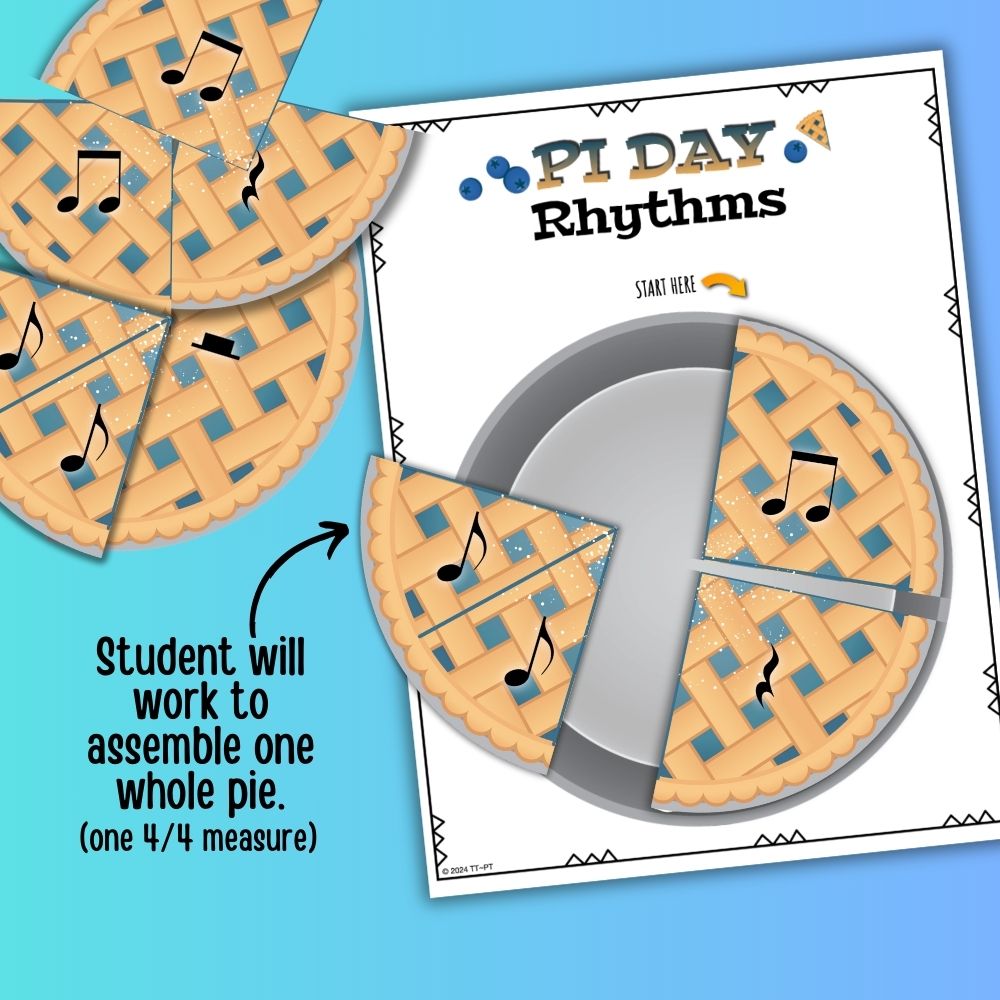 Pi Day Rhythm Pie Puzzles