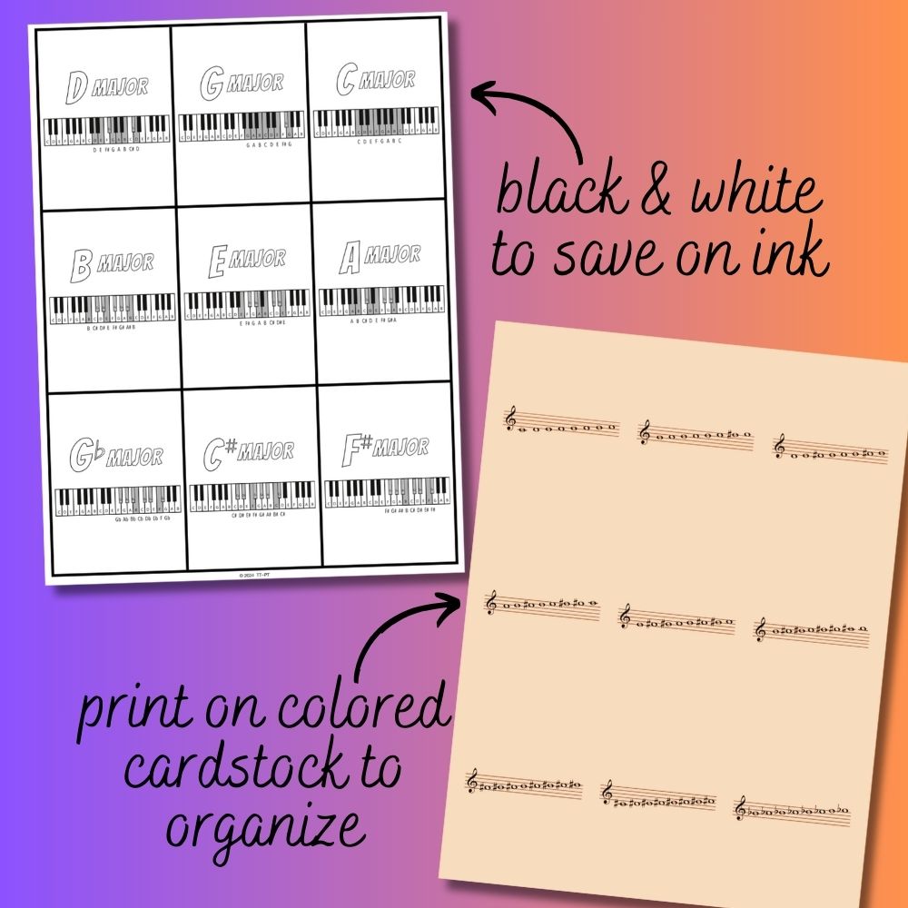 Major Scale Flashcards