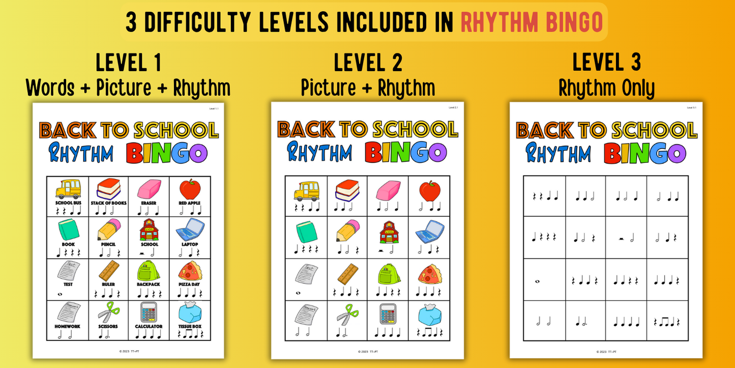 Back to School Bingo Bundle