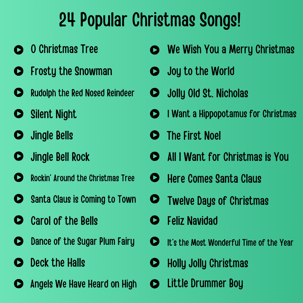 Free Christmas Carol Bingo Sample