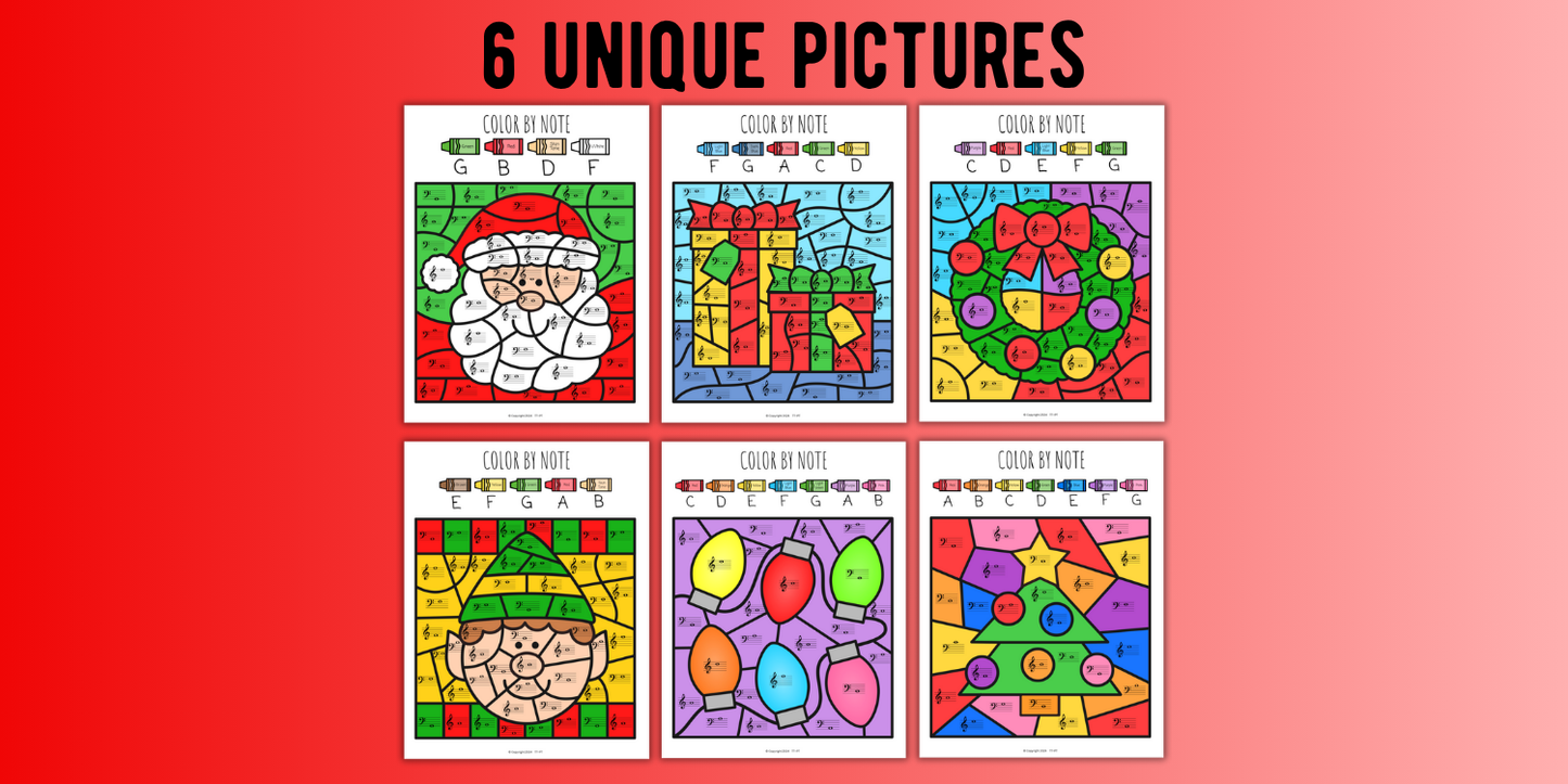 Christmas Color-By-Note