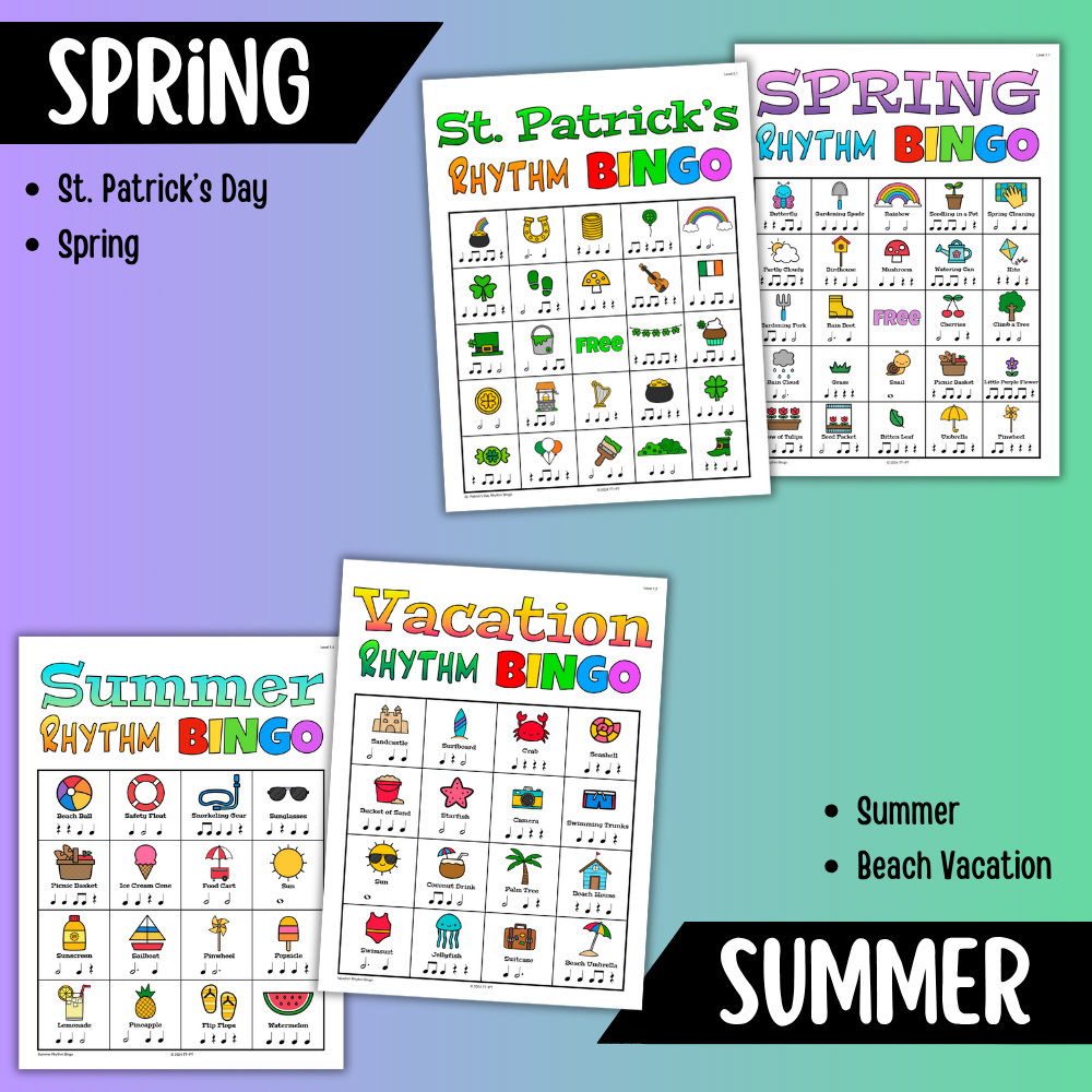 Rhythm Bingo Year Round Bundle