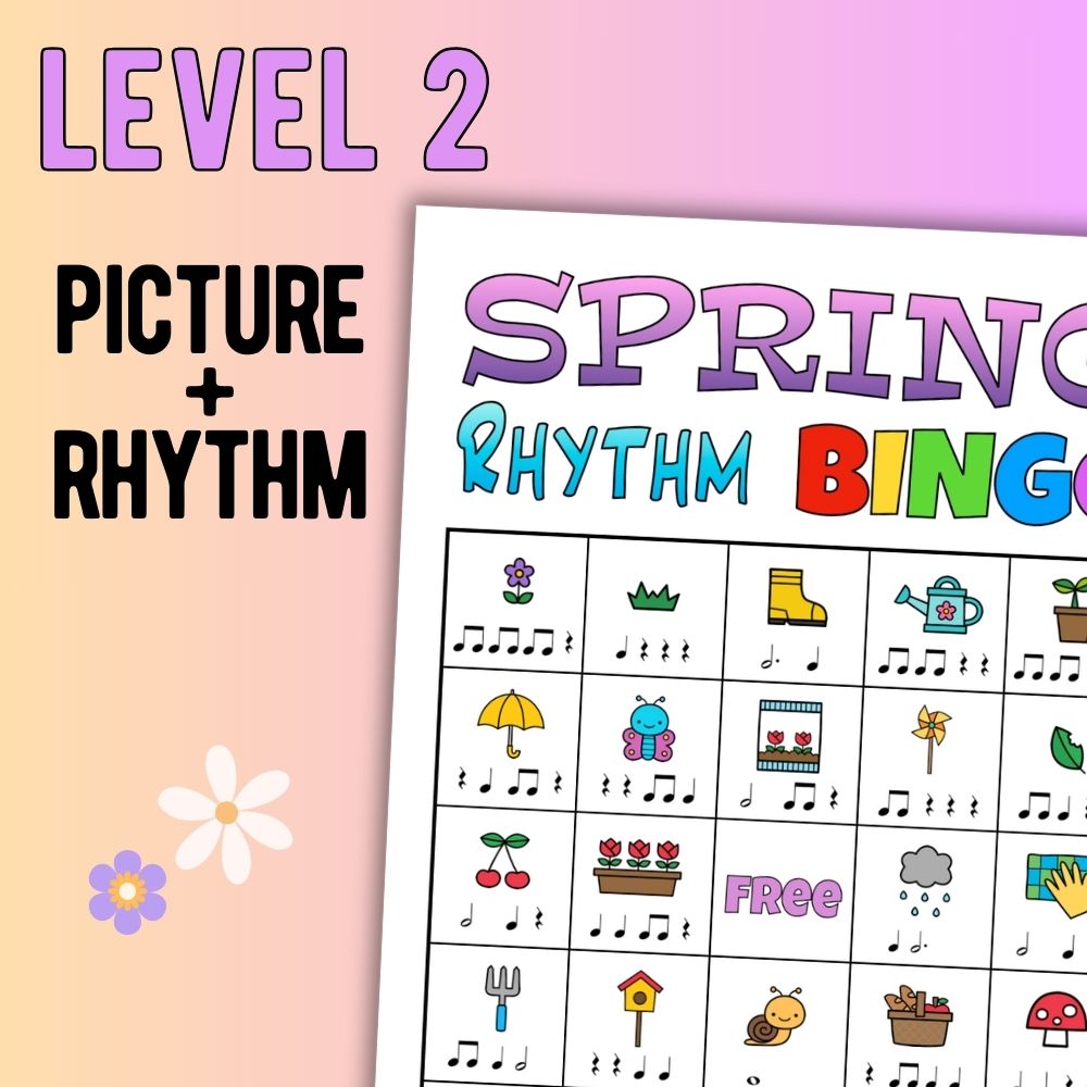 Spring Rhythm Bingo