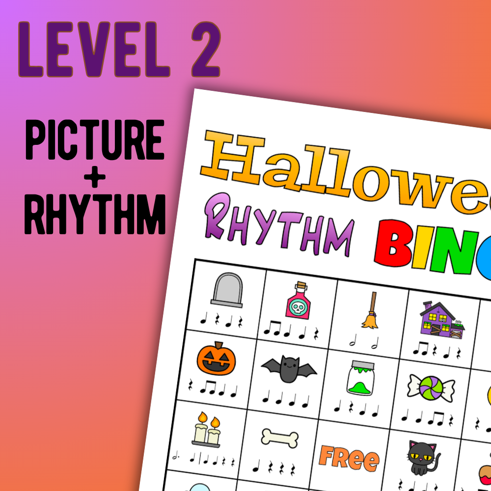 Halloween Rhythm Bingo