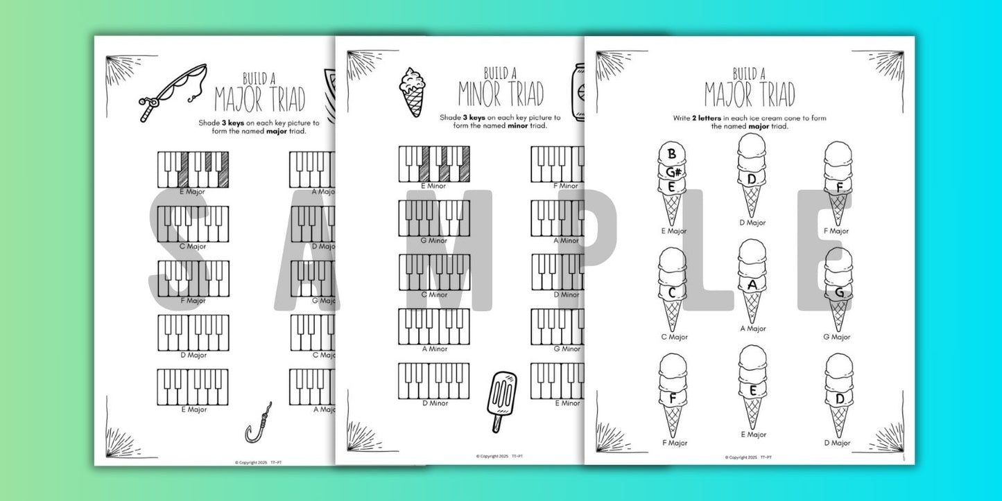 Summer TRIADS Worksheets