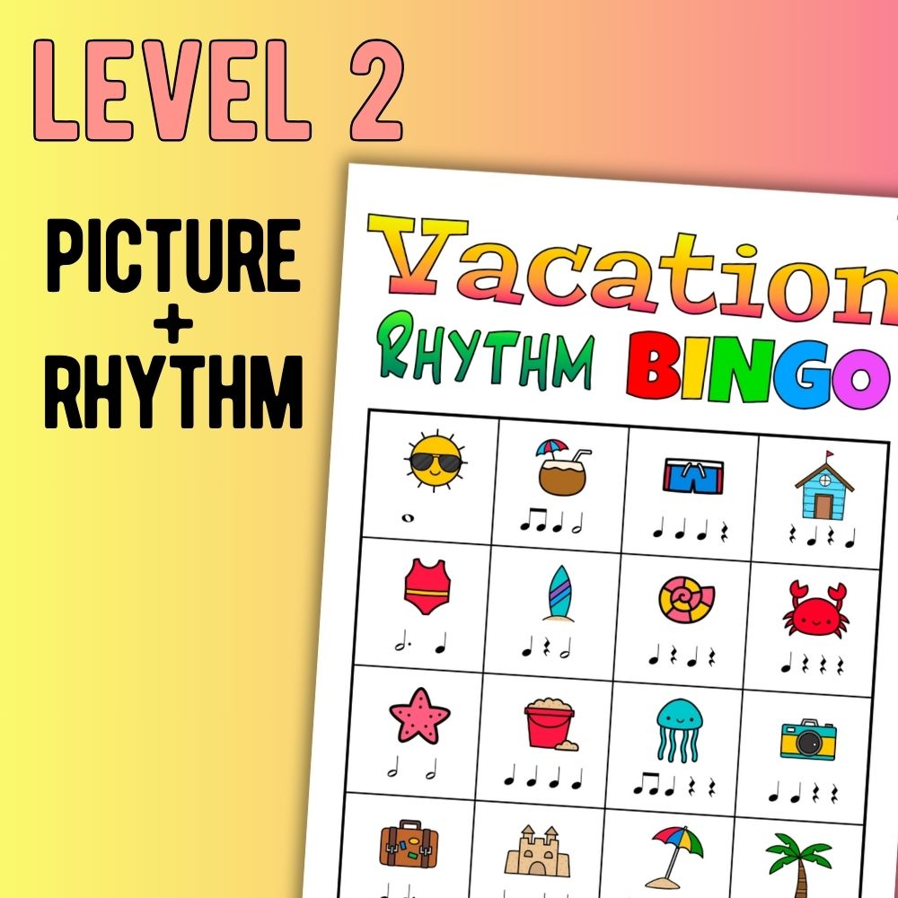 Vacation Rhythm Bingo