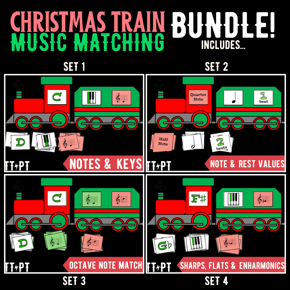 Christmas Train Puzzles Bundle