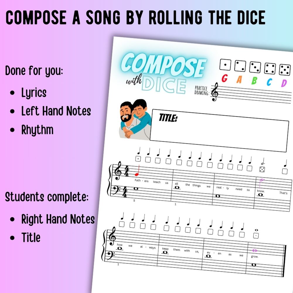 Mother's Day / Father's Day Compose With Dice