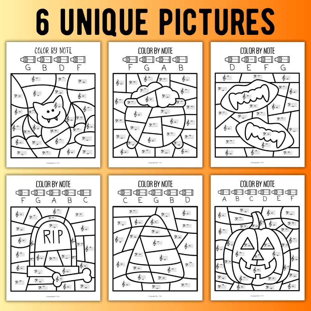 Halloween Color-By-Note