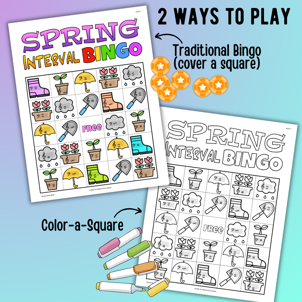 Spring Interval Bingo